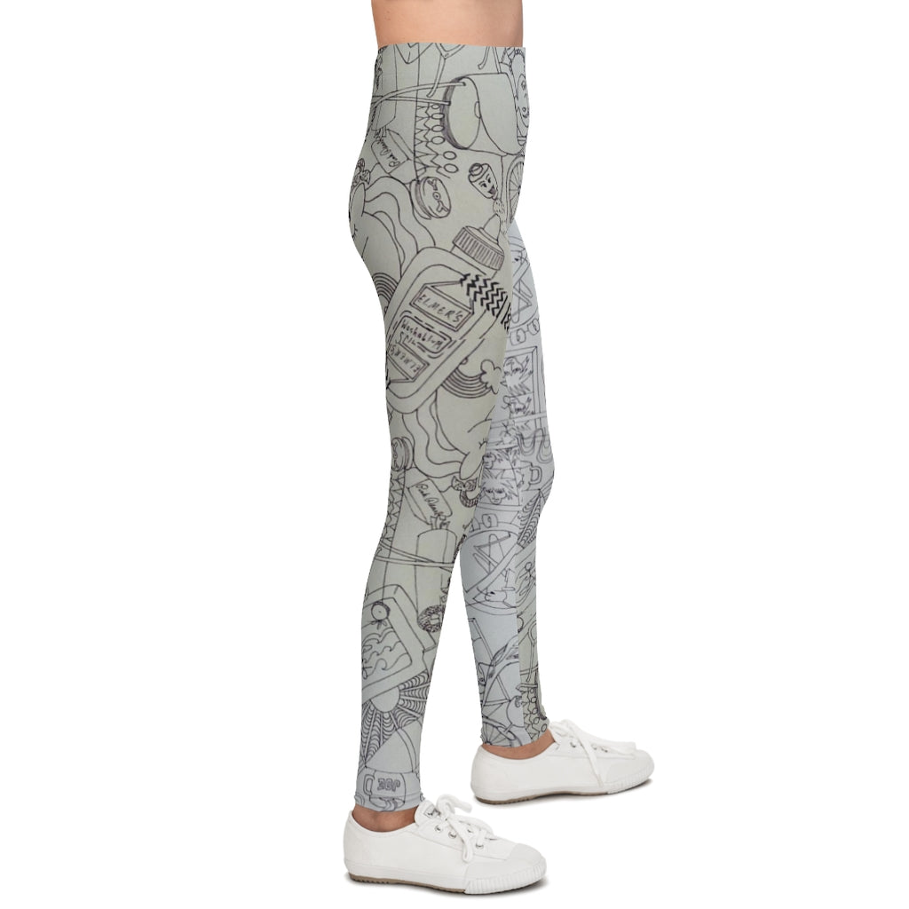 Youth Leggings / Doodle This