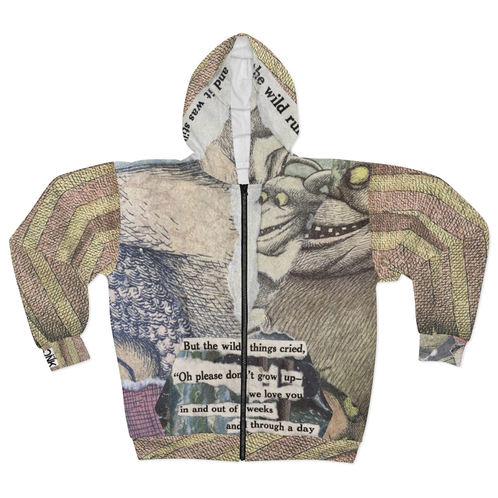 Zip Fleece Hoodie / Where Things Are Wild