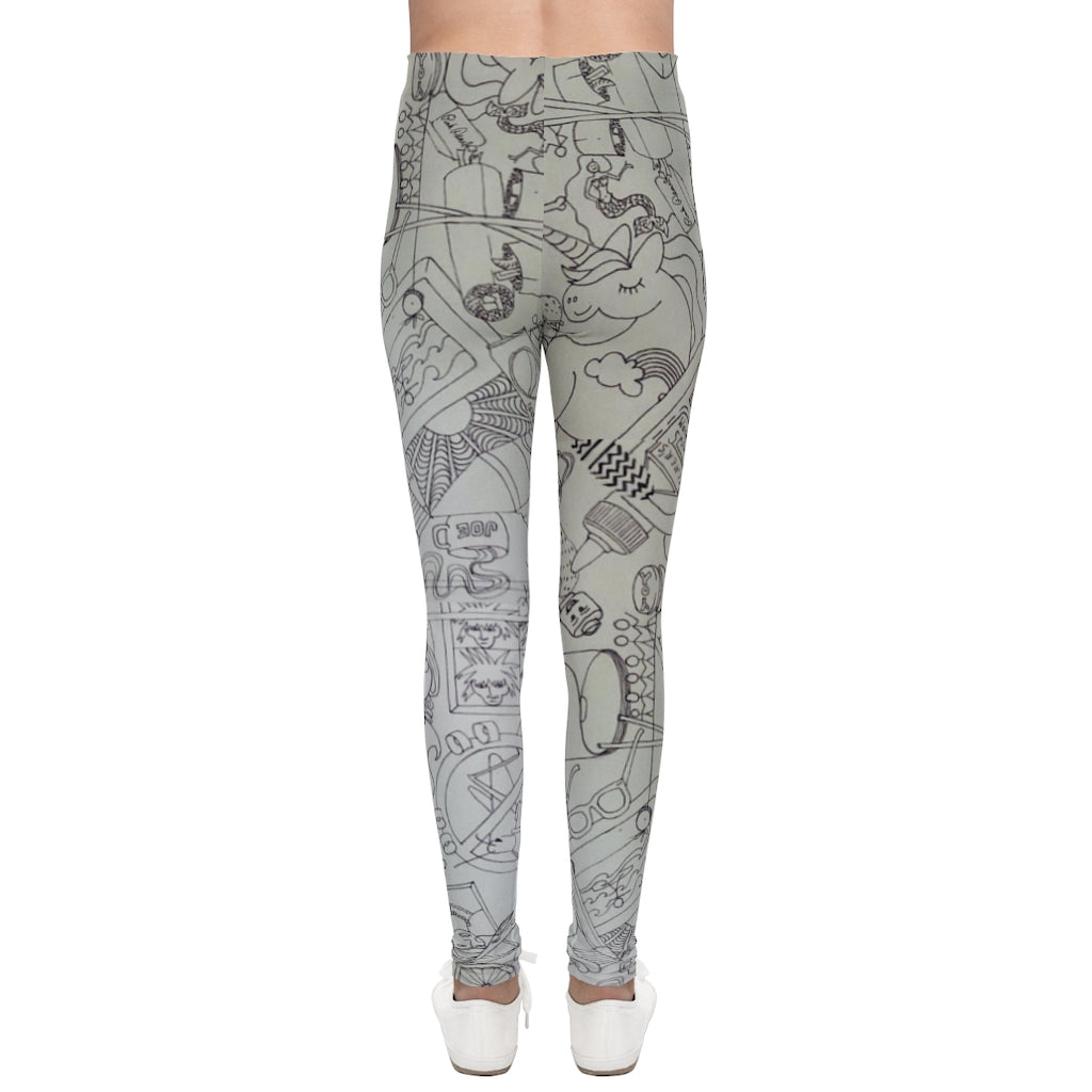 Youth Leggings / Doodle This