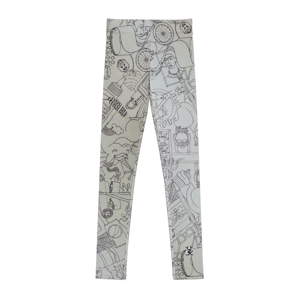 Youth Leggings / Doodle This