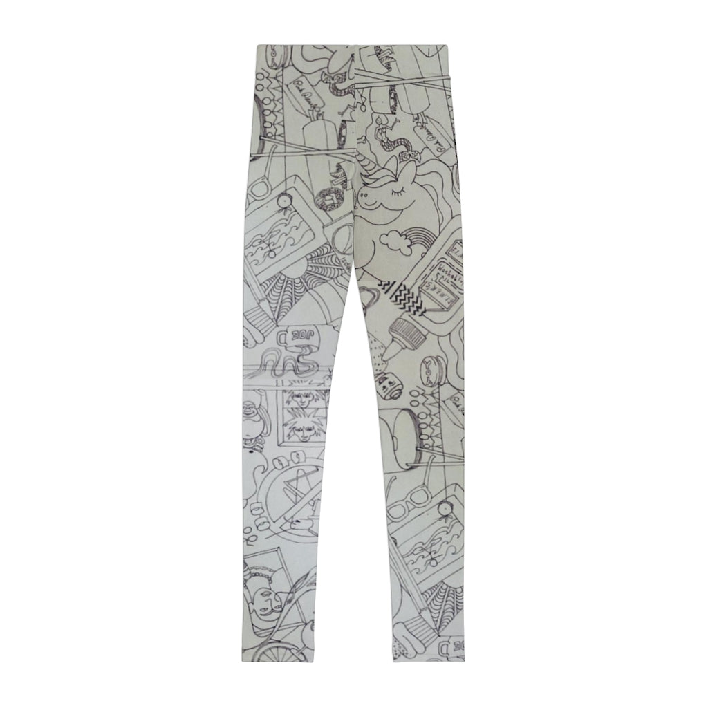 Youth Leggings / Doodle This