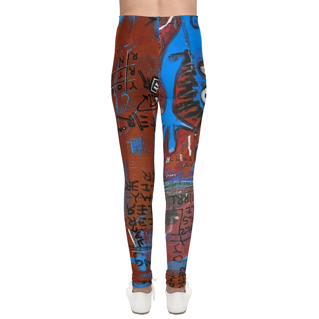 Youth Leggings / Blue Girl