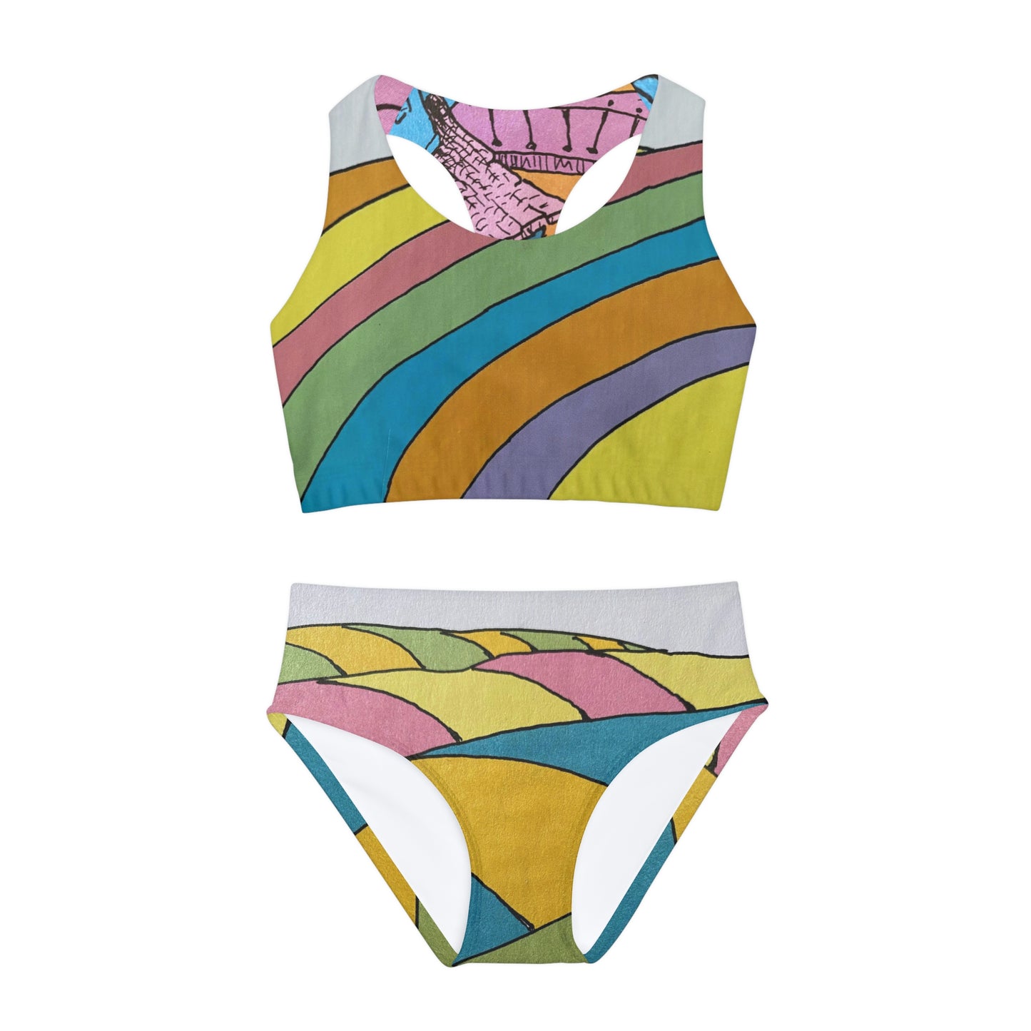 Little Human Two Piece Swimsuit / oh the places I’ve been…