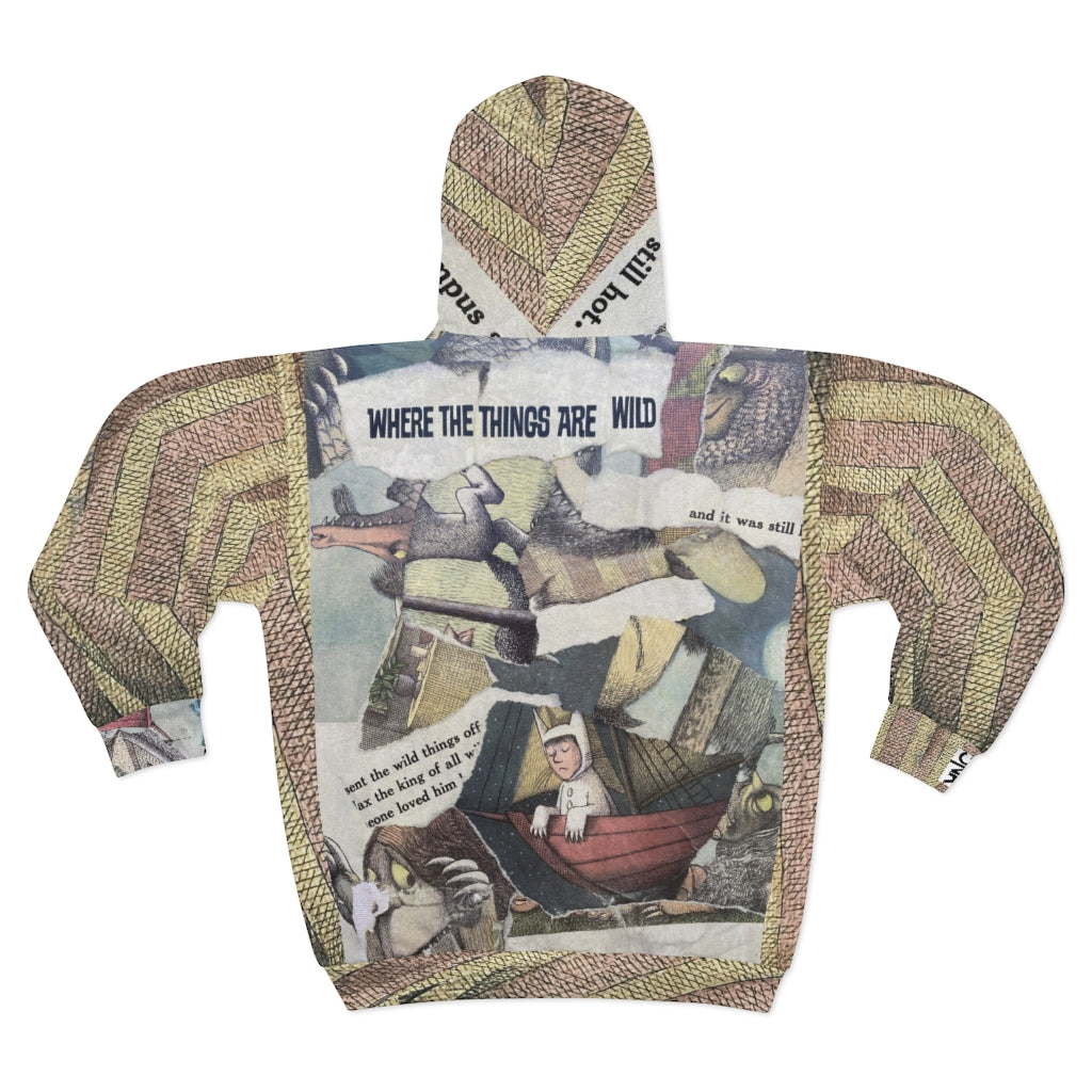 Zip Fleece Hoodie / Where Things Are Wild