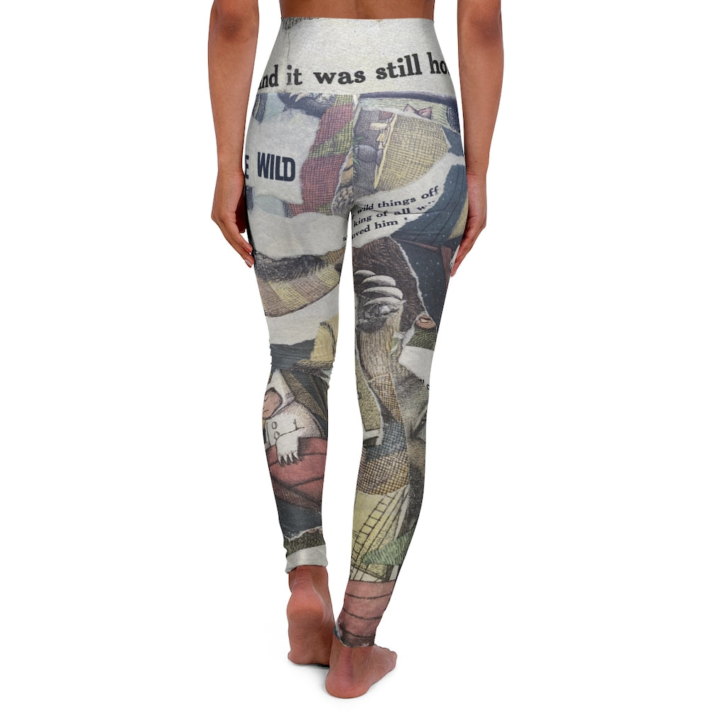 High Waisted Yoga Leggings / Where Things Are Wild