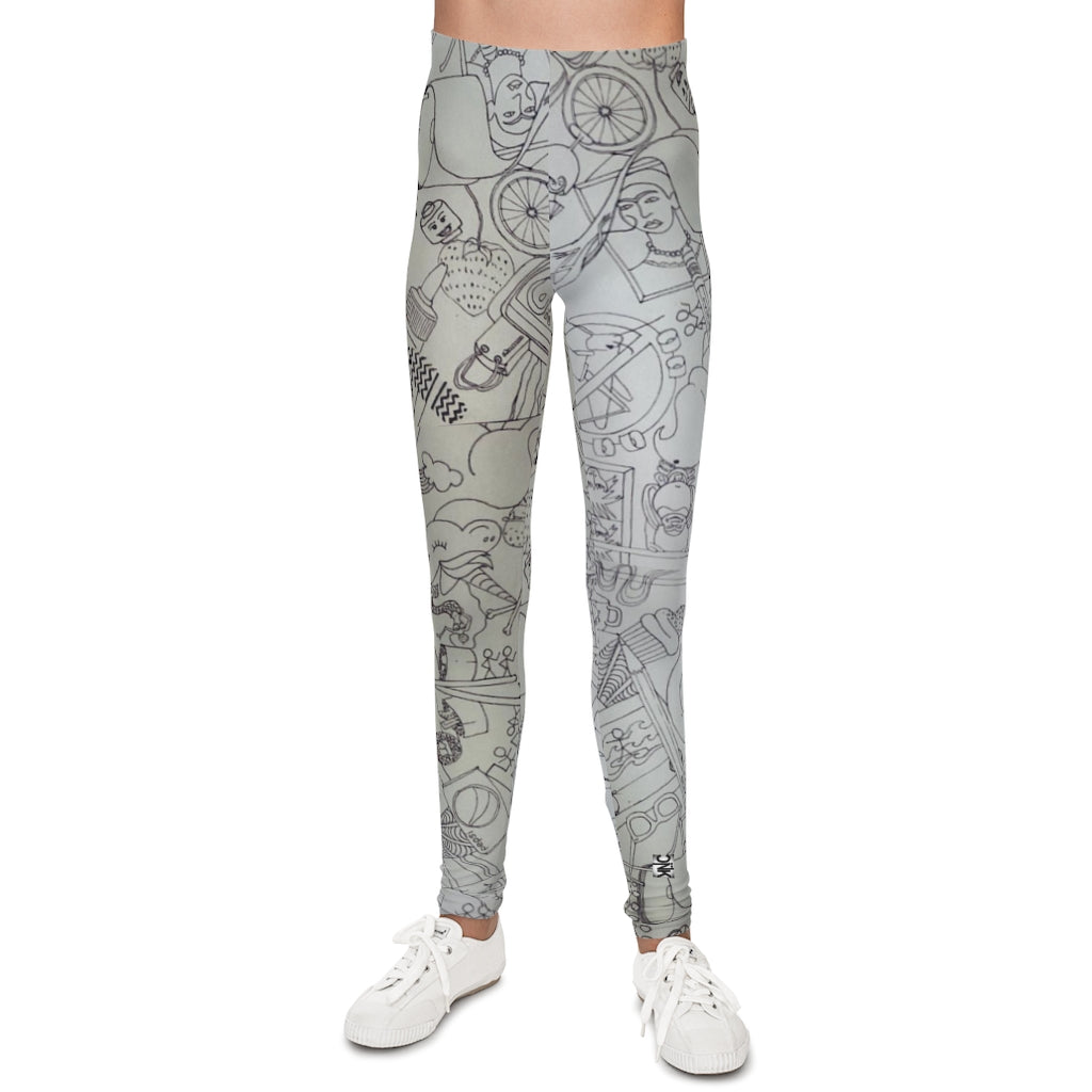 Youth Leggings / Doodle This