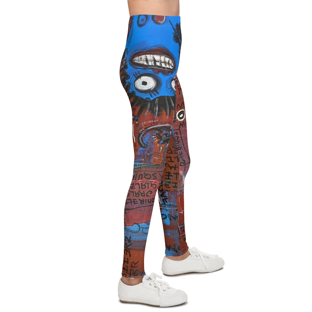 Youth Leggings / Blue Girl