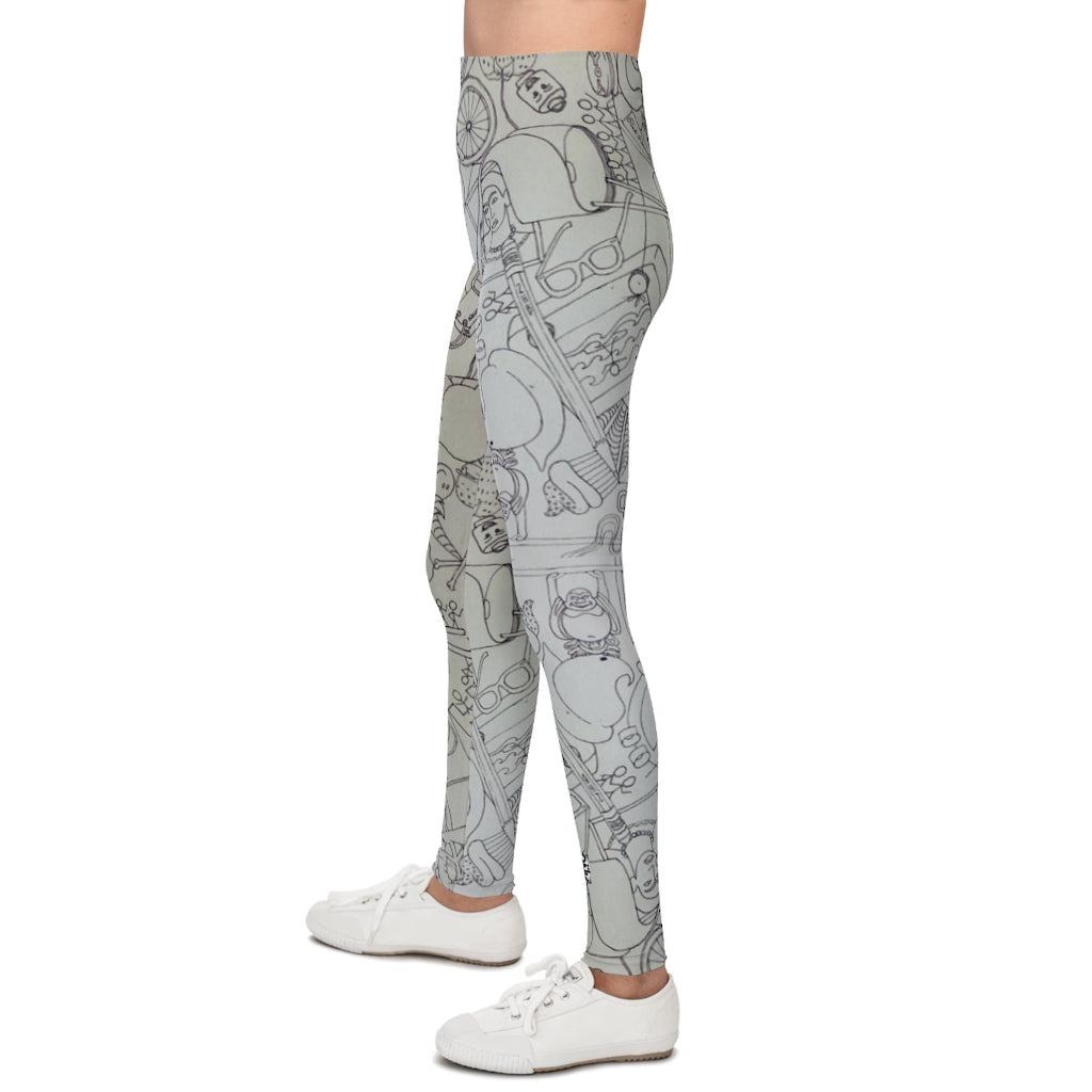 Youth Leggings / Doodle This