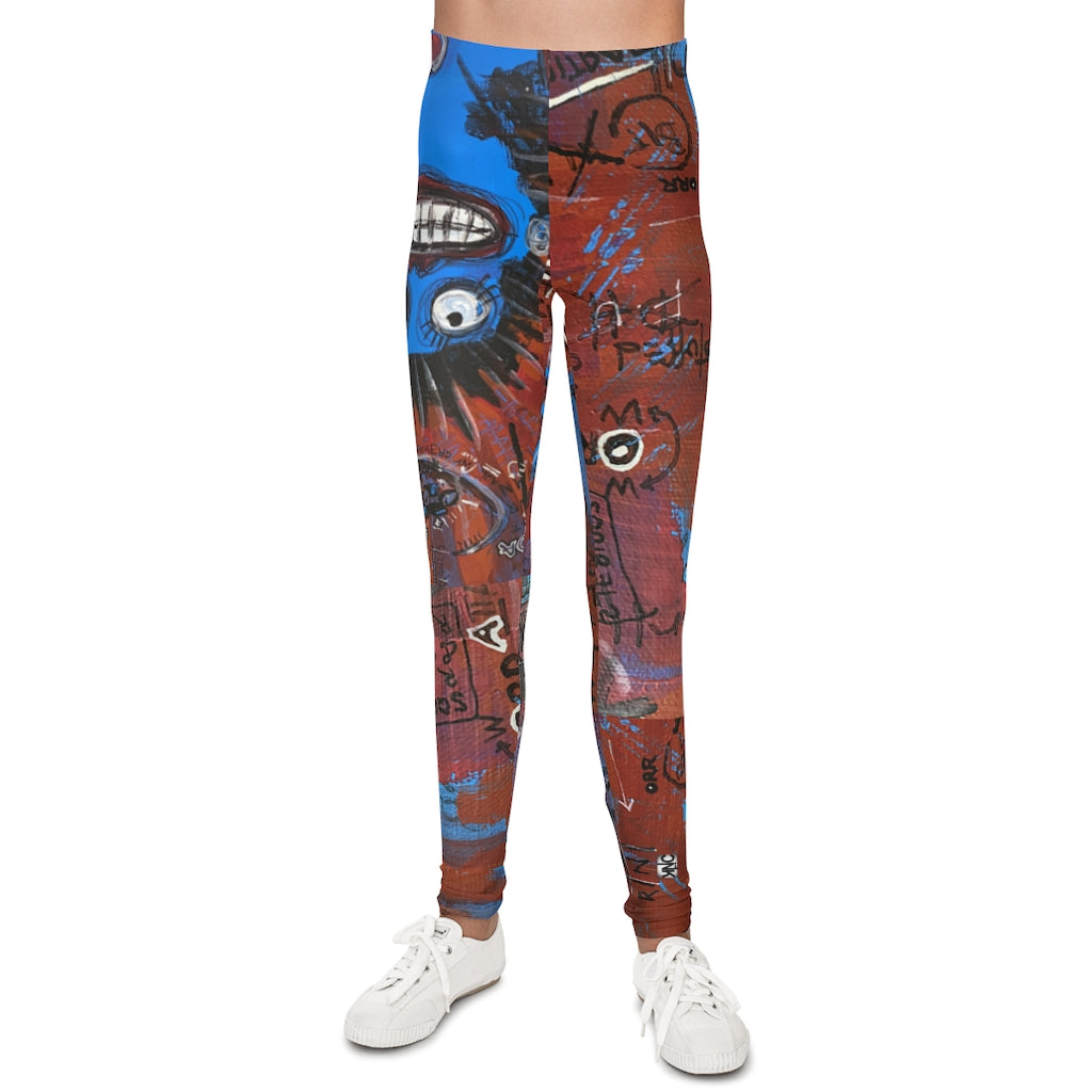 Youth Leggings / Blue Girl